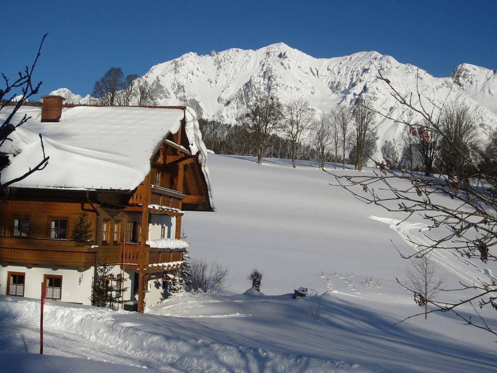 Biobauernhof Brandlhof Apartman Ramsau am Dachstein Kültér fotó